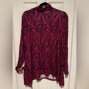 NWT | Size L | Style & Co | Purple Long Sleeve Tunic Top